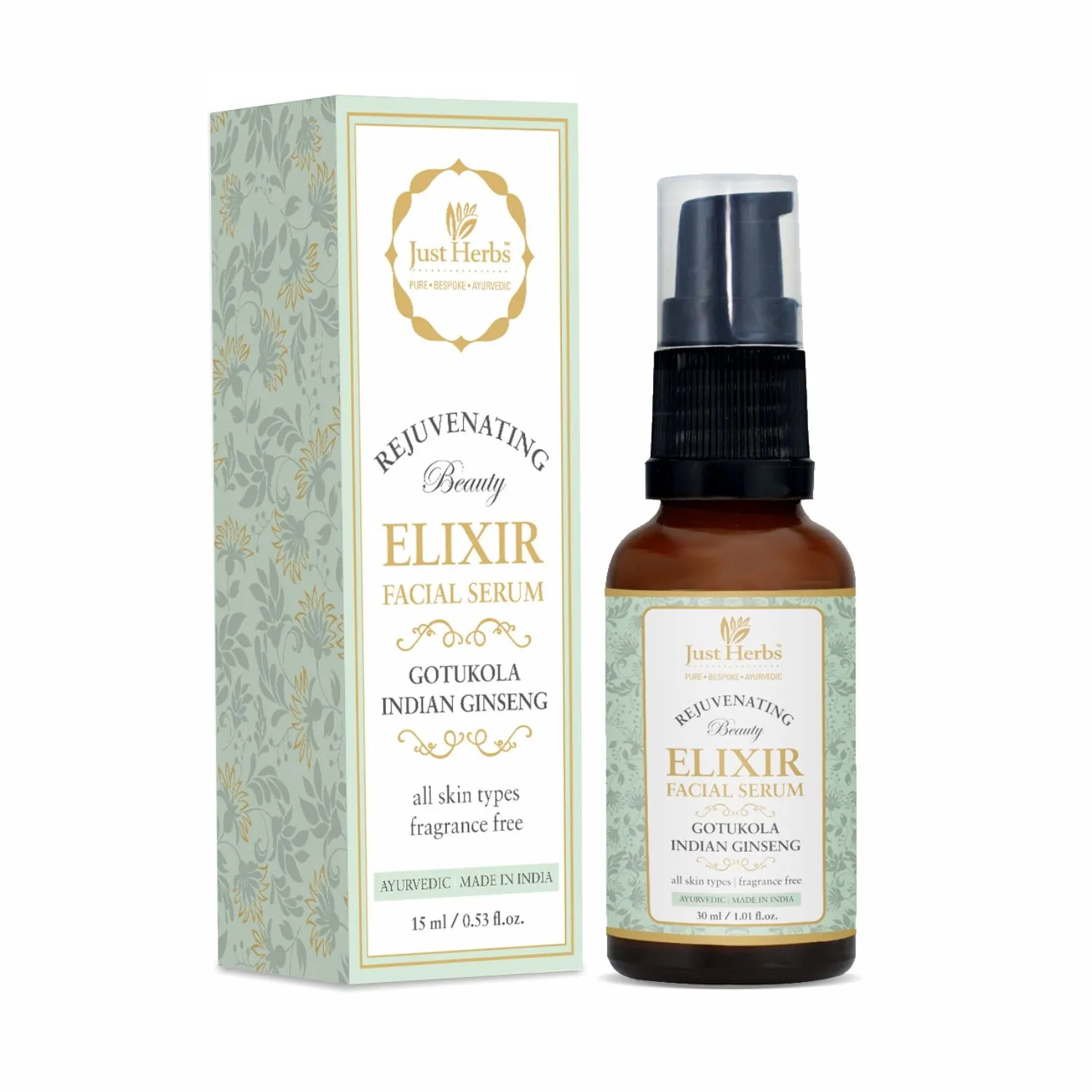 Just Herbs Ayurvedic Vitamin Elixir Facial Serum