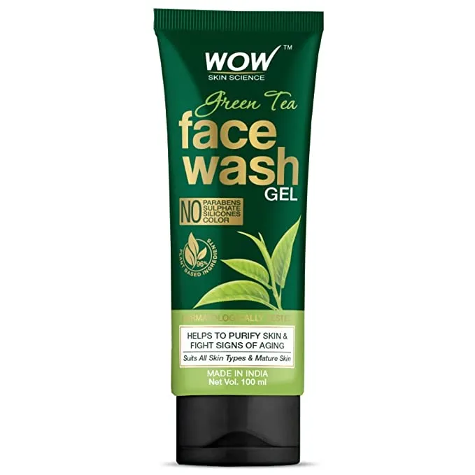 WOW Skin Science Green Tea Face Wash Gel