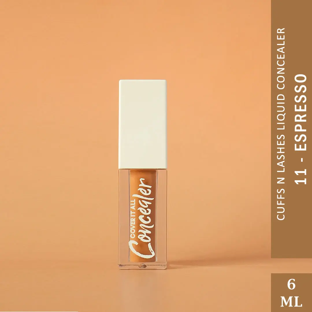 Cuffs N Lashes Cover It All Liquid Concealer, Espresso-11