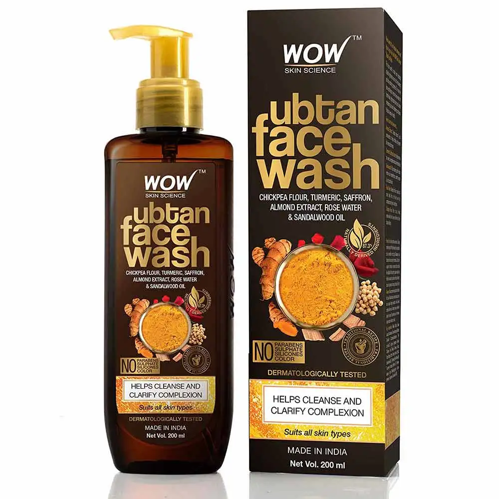 WOW Skin Science Ubtan Face Wash,  200 ml  for All Skin Types