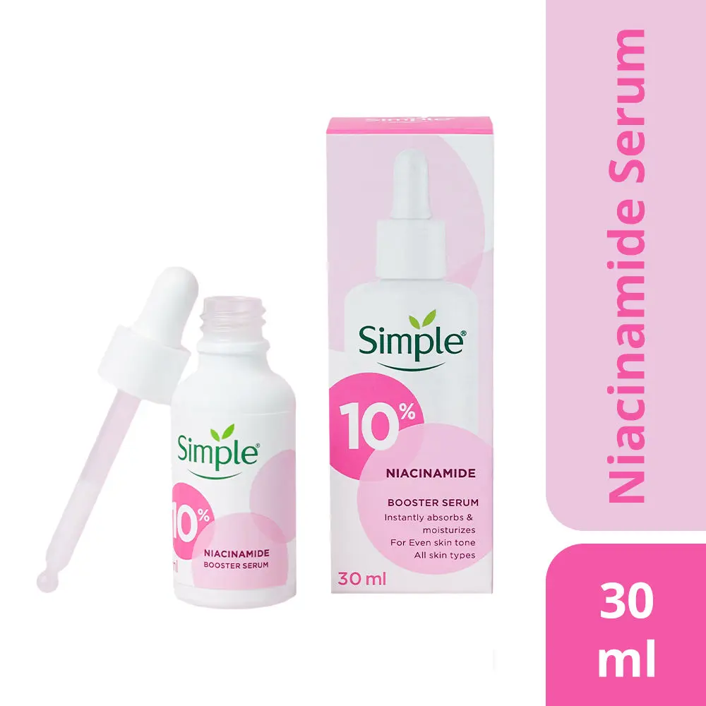 Simple Booster Serum - 10% Niacinamide For Even Skin Tone, 30 ml