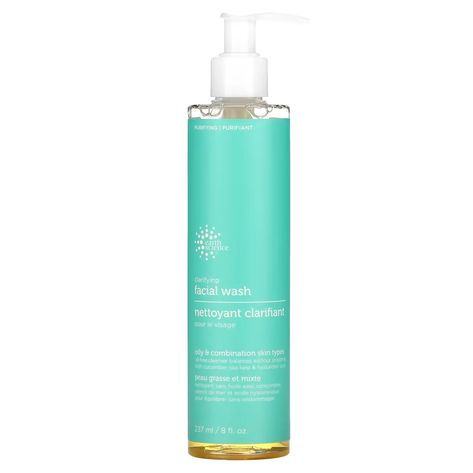 Clarifying Facial Wash, Oily & Combination Skin Types, 8 fl oz (237 ml)