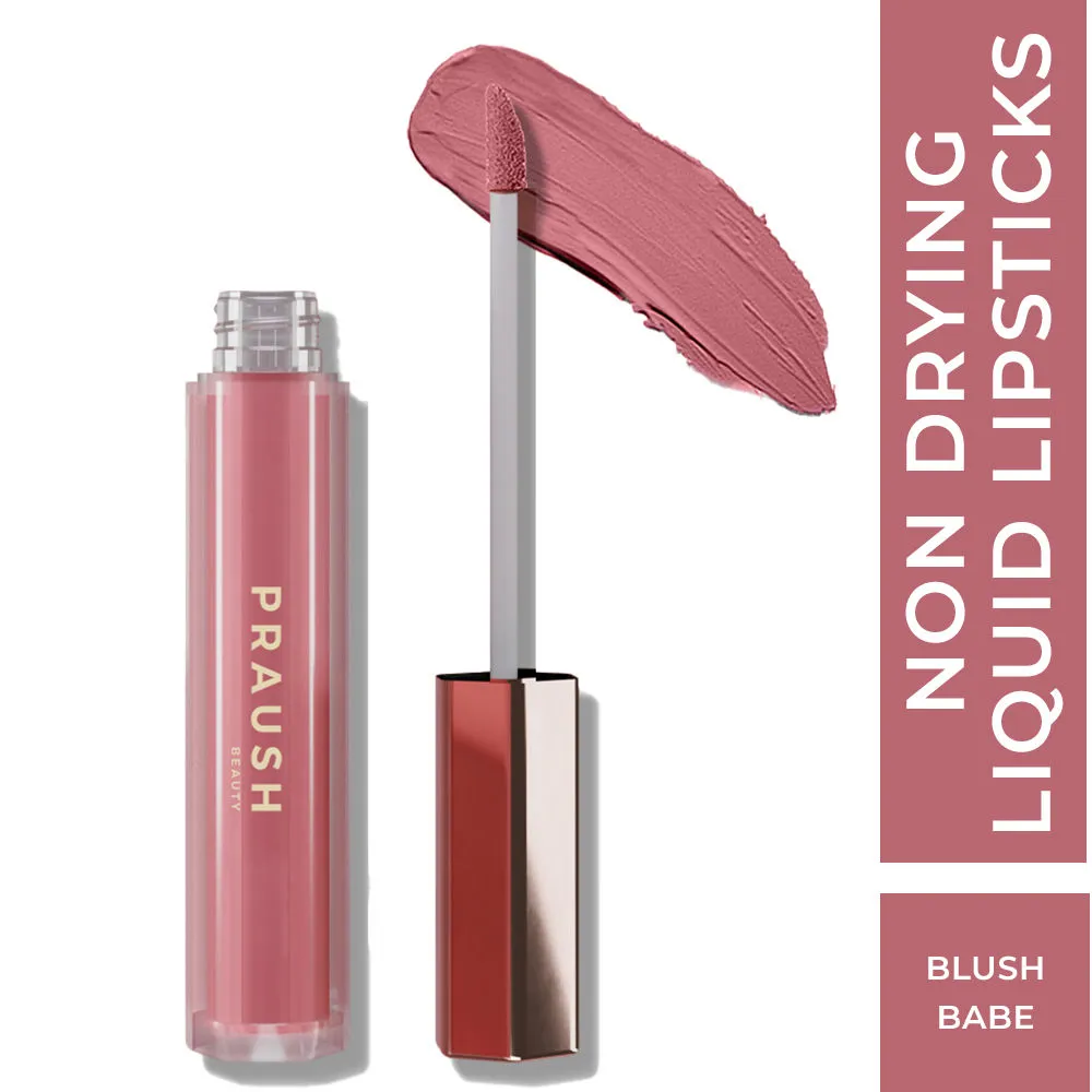 Praush (Formerly Plume) Luxe Matte Liquid Lipstick - Blush Babe