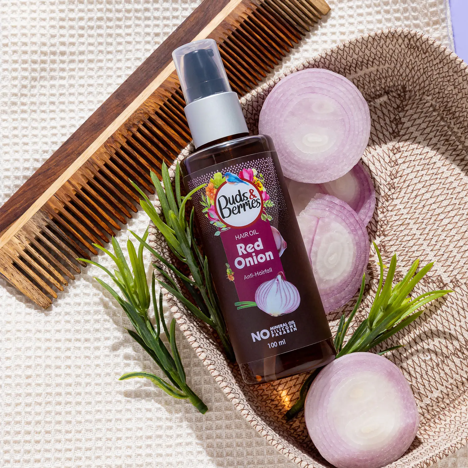 Buds & Berries Red Onion Hair Oil 100 ml