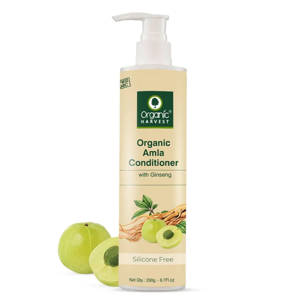 Organic Harvest Organic Amla Hair Conditioner with Ginseng