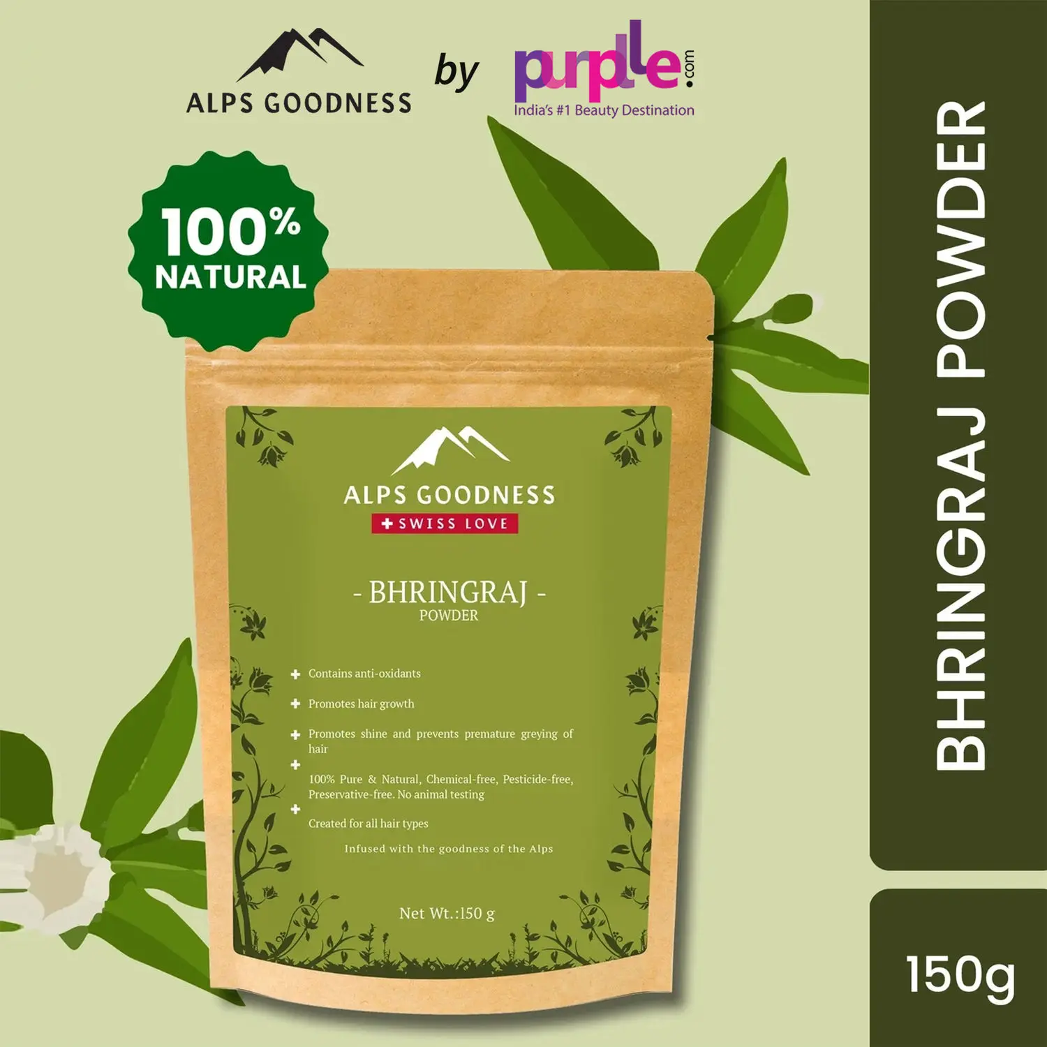 Alps Goodness Powder - Bhringraj (150 g)