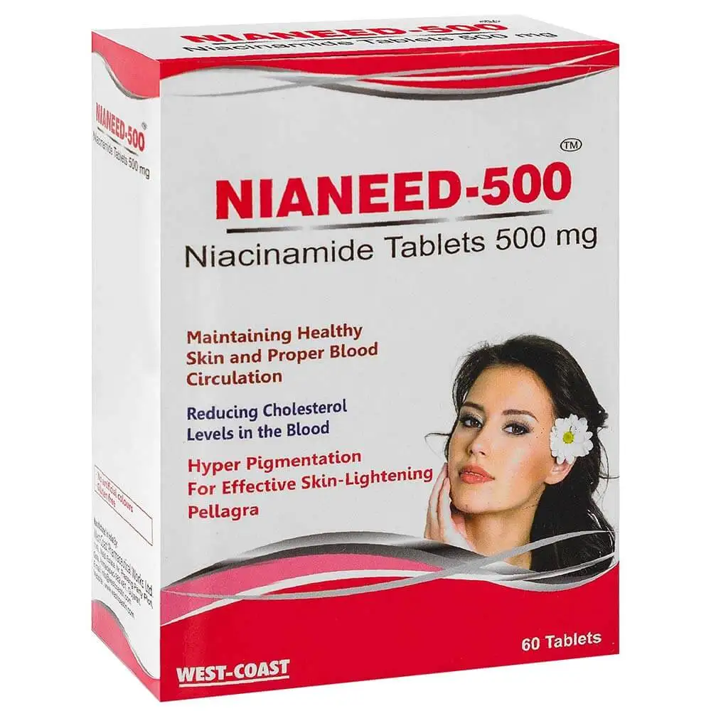 West Coast Nianeed-500,  Unflavoured  60 tablet(s)