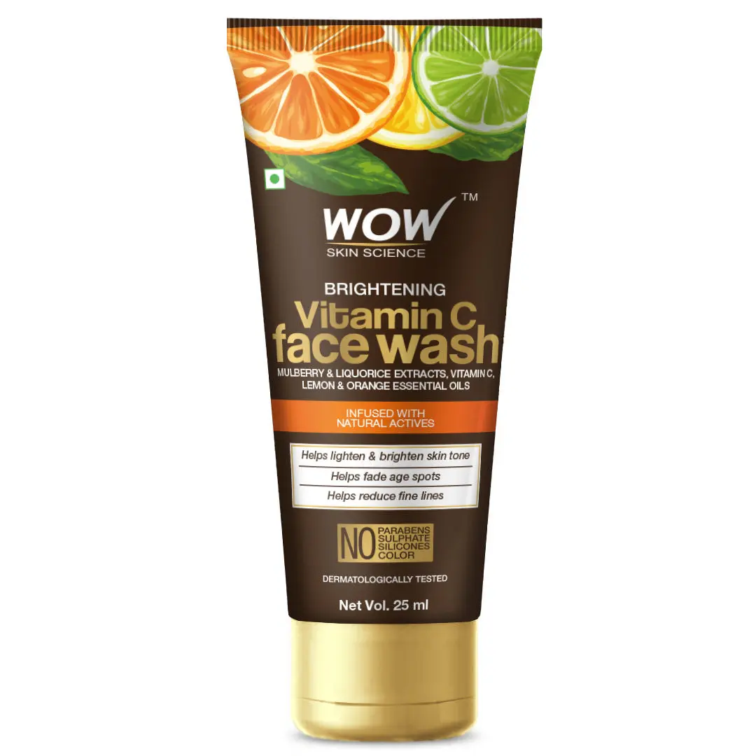 WOW Skin Science Vitamin C Brightening Face Wash (25 ml)