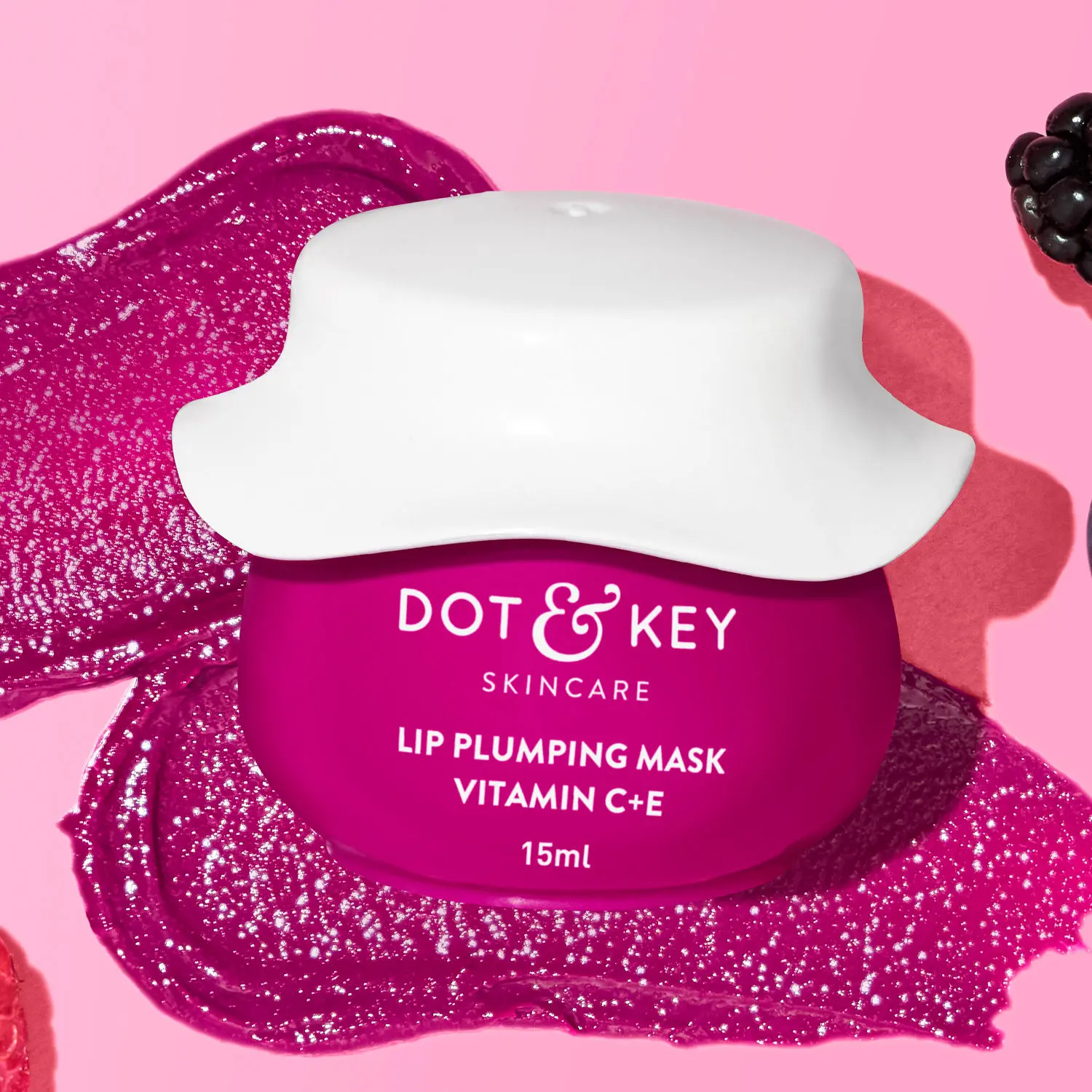 Dot & Key Lip Plumping Mask Vitamin C + E with Wild Berries & Pomegranate |15ml