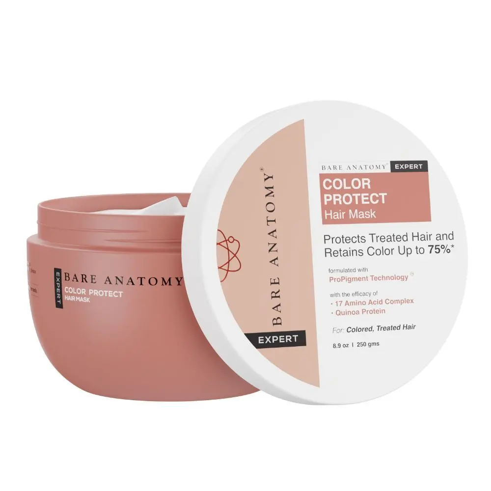 Bare Anatomy Expert Color Protect Hair Mask 7 Amino Acid & Quinoa Protein For Colored Hair (250 g)