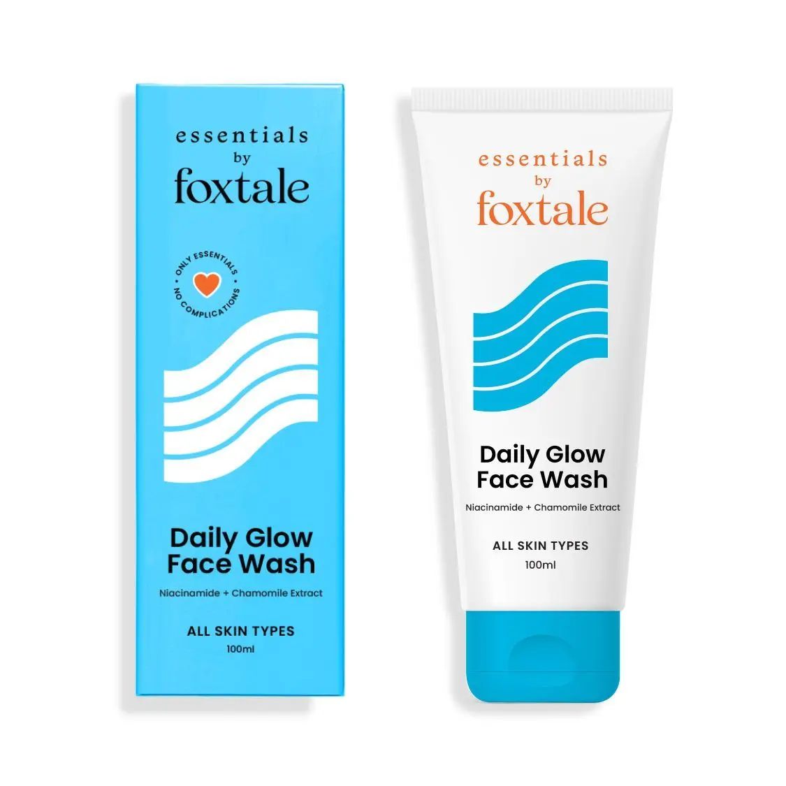 Foxtale Essentials Gel Face Wash for Daily Use - 100ml