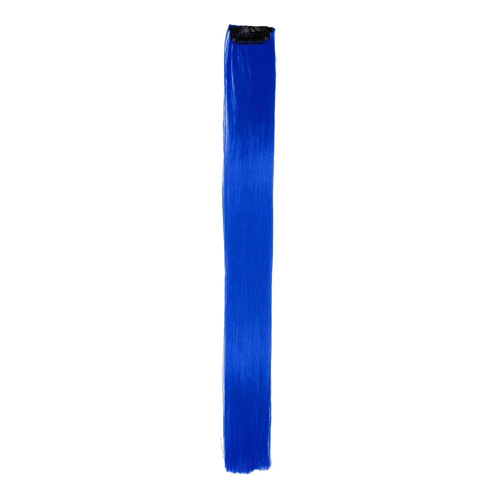 Streak Street Palantinate Blue Bonnet Straight Clip-On Strands