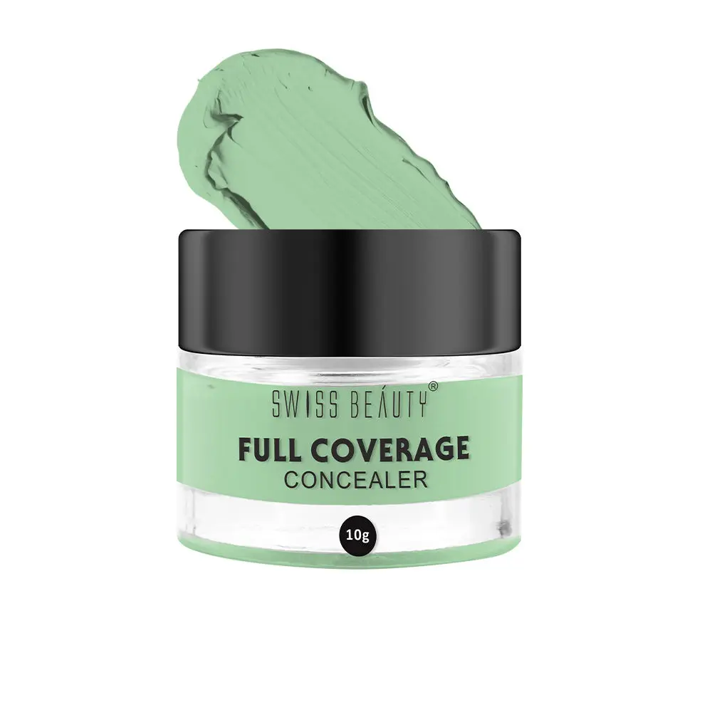 Swiss Beauty Full Coverage Concealer Green Corrector (10 g)