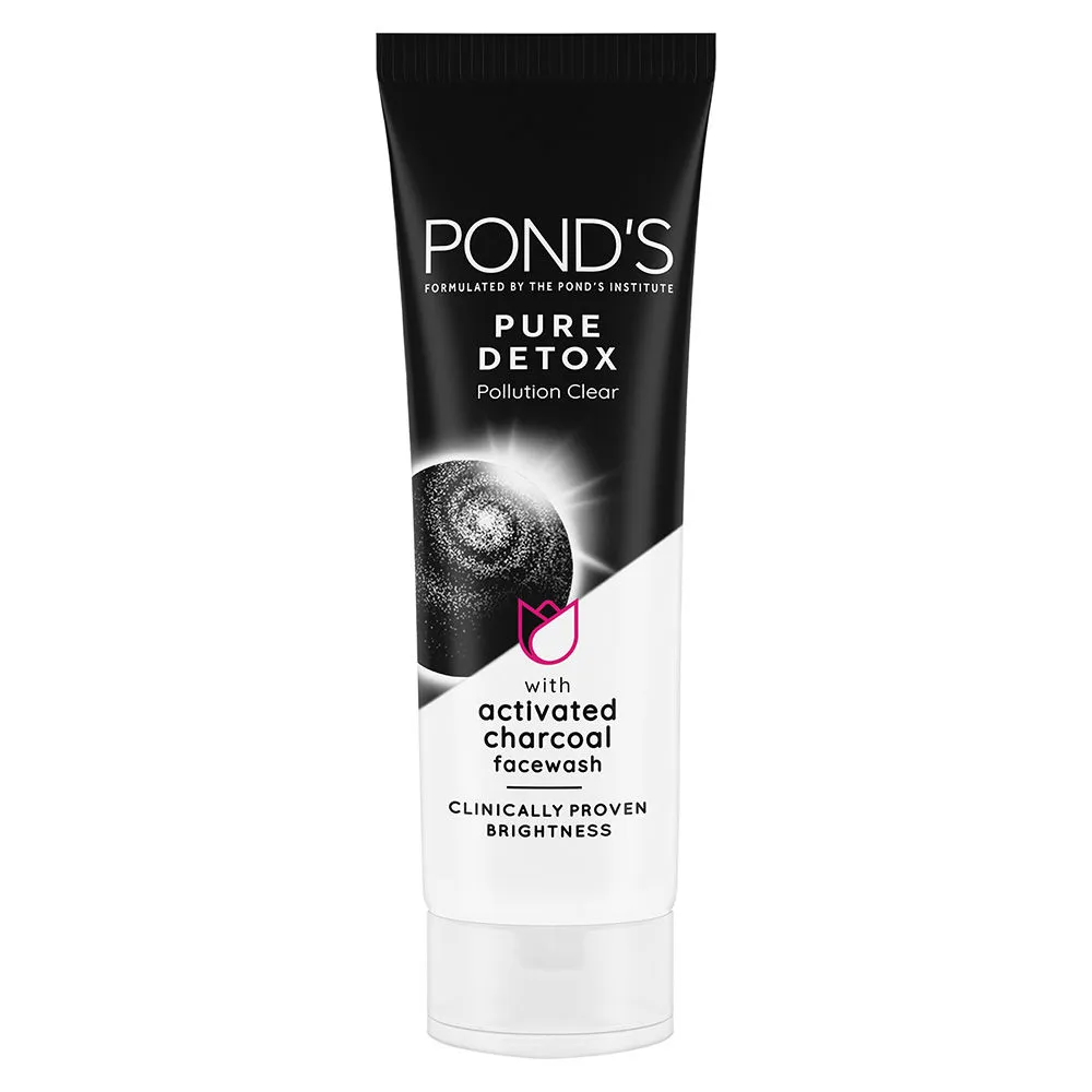 Ponds Pure Detox Anti-Pollution Purity Face Wash with Activated Charcoal