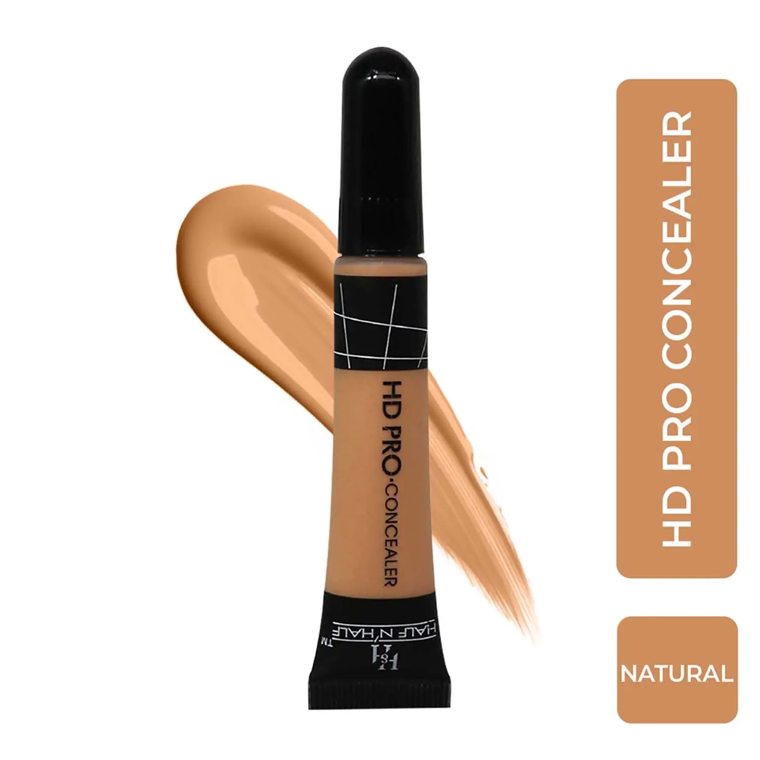 Half N Half HD-Pro Face Makeup Concealer, Natural (8gm)