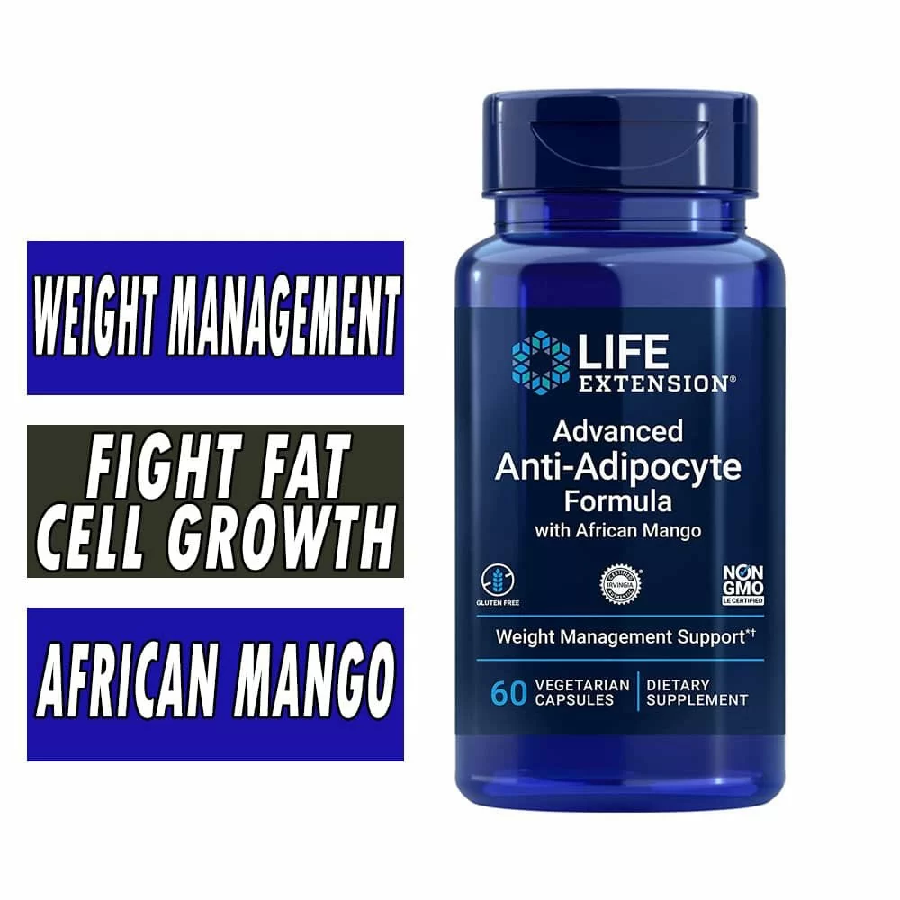 Life Extension Advanced Anti-Adipocyte Formula - 60 Veg Caps