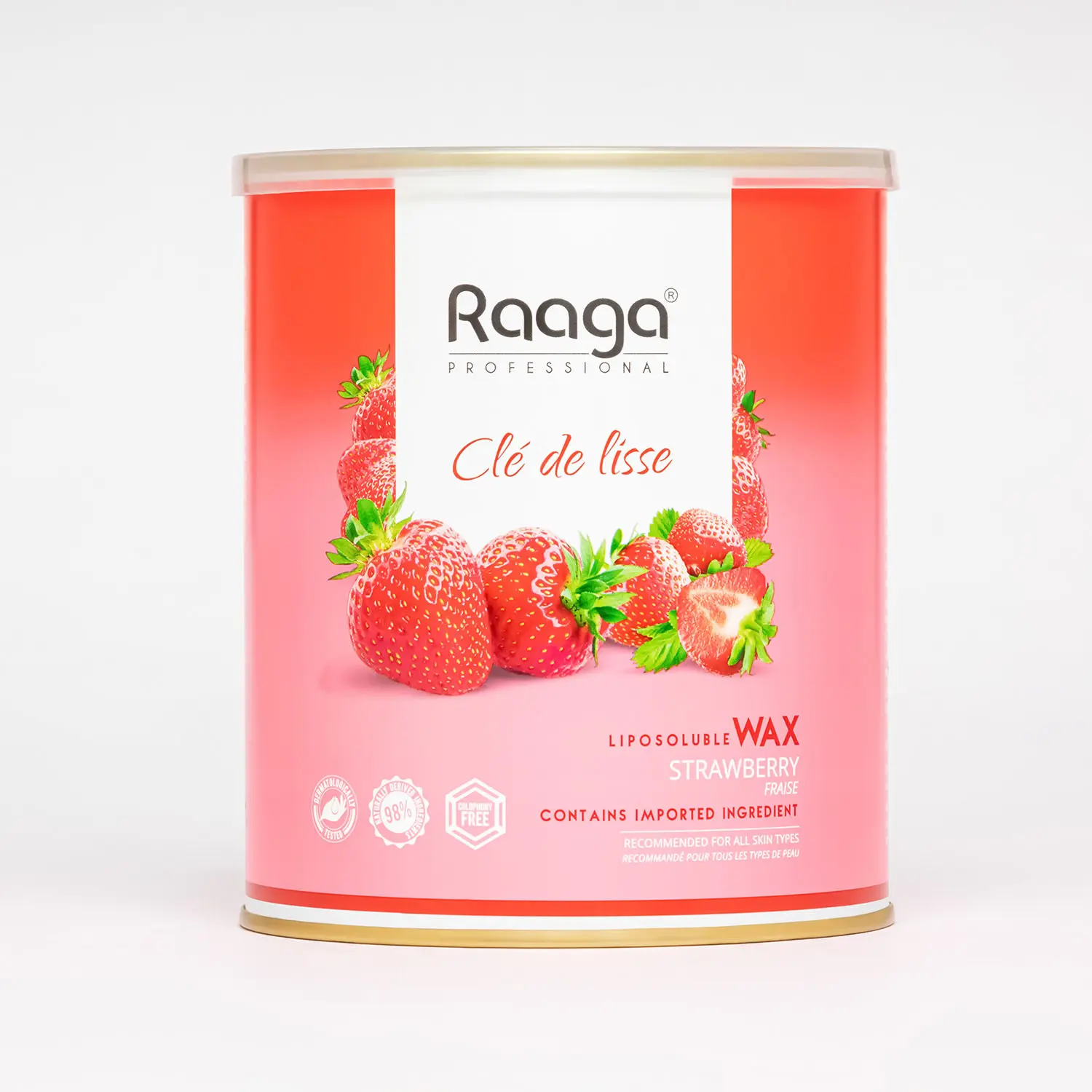 Raaga Professional Liposoluble Wax Strawberry (800 ml)