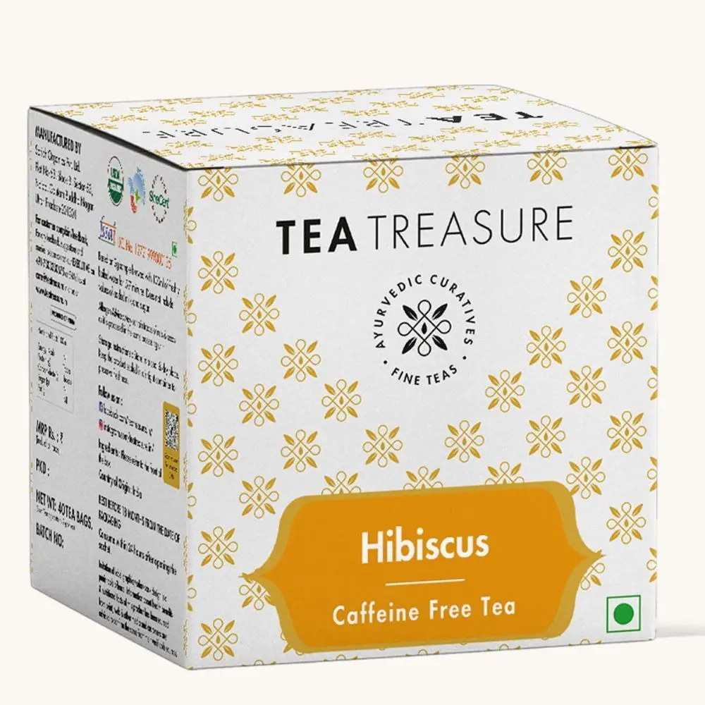 Tea Treasure Hibiscus flower Tea - 10 Tea Bag