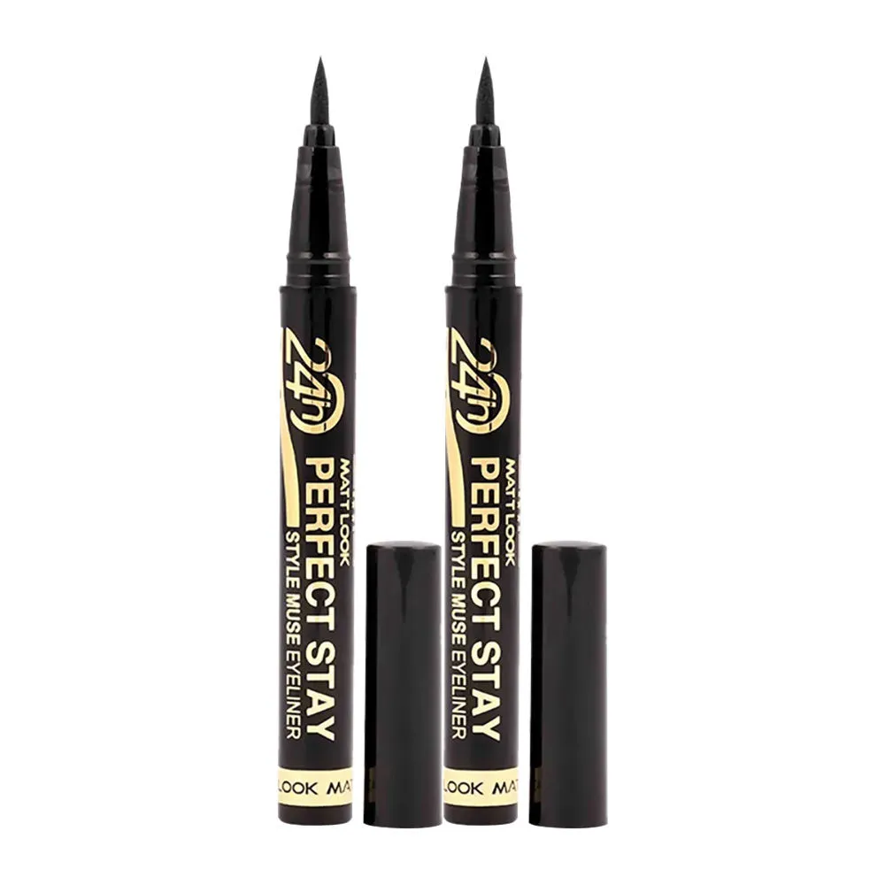 Matt look Perfect Stay Style Muse Eyeliner 24 Hours Combo - 1